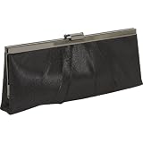 Jessica McClintock 450970 Rectangle Clutch,Black,one size