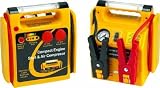 Yellow Steepletone Compact Emergency Jump Starter & Air Compressor Yc2405 (steepletone, ) Built In 4 Watt Fluorescent Emergency Light In Handle With On/off Switch