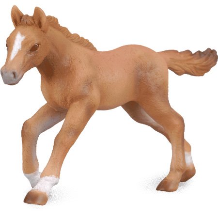 Childrens Toyshop  Toys : Small Thoroughbred Foal - Running Figure