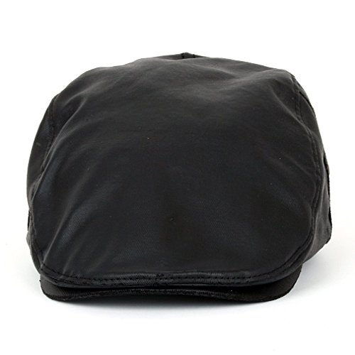 ililily Vintage Waxed Oil Canvas Flat Cap Ivy Newsboy Hunting Irish