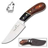 Timber Wolf Professional Skinner Knife w/ Leather Sheath