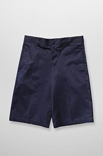 French Toast Flat Front Adjustable Waist Short Boys Navy 6