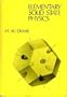 Elementary Solid State Physics: Principles and Applications (Addison-Wesley series in solid state sciences)