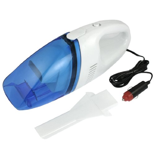 Carpet Cleaning dc – White Clear Blue Plastic Car Dust Vacuum Cleaner DC 12V