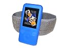 BLUE Silicone Skin Case Cover & Sports Gym Jogging Armband for Sony Walkman Video NWZ-S639 NWZ-S638 NWZS638 NWZS639 (NWZ-S639F, NWZ-S639FB, NWZ-S639FR, NWZ-S639FS, NWZ-S638F, NWZ-S638FB, NWZ-S638FR, NWZ-S638FS ) S Series Video 8GB & 16GB + Screen Protector