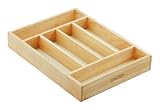 Mountain Woods SWT6 6 COMPARTMENT SILVERWARE TRAY NATURAL