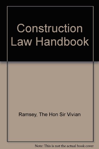 Construction Law Handbook 2007