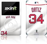 Skinit Boston Red Sox - David Ortiz #34 Vinyl Skin for iPod Classic (6th Gen) 80 / 160GB