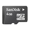 Sandisk 4GB MicroSDHC  Memory Card with SD Adapter (BULK Packaging)