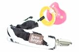 Z. Daisy Zebra Binkie Bungee Baby Pacifier Clip Works with Soothies! Z. Daisy Zebra Binkie Bungee Baby Pacifier Clip Works with Soothies!