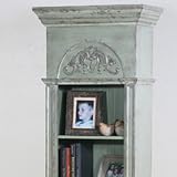 Mayfield Country French 84" Bookcase (Viridian) (84"H x 24"W x 12"D)