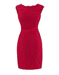 Short Backless Lace Chiffon Evening Dress/Bridesmaid Dress/Prom Dress/Party Dress 