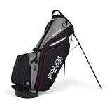 Ping Hoofer Stand Bag - Black/ Charcoal/ Inferno Red