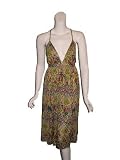 New NIEVES LAVI Silk Cielo Spaghetti Dress 6 $408