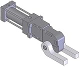 De-Sta-Co Pneumatic Heavy Duty Toggle-Lock Clamp, Arm style - 180 Degree dual, Arm op.- 118 Degree (1 Each)