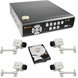 LUPUS LUPUSCAM 110 Überwachungspaket SET Rekorder LE800 4x LE110 Kameras 330TVL + 320GB HDD
