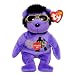 TY BEANIE BABIES PURPLE SINGING "MY TEDDY BEAR" ELVIS PRESLEY teddy bear WITH SIDEBURNS AND SUN GLASSES SIZE 9"