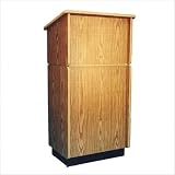 No. 323 Speaker's Stand Finish: Oak Laminate