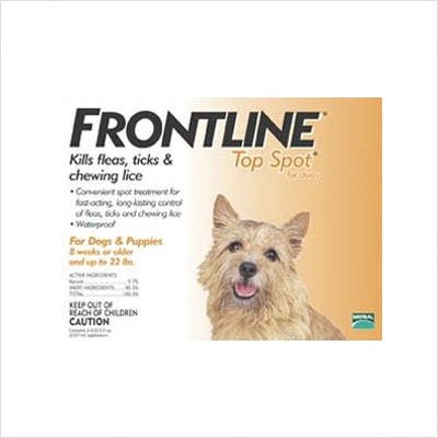Merial Frontline Topspot for Dogs Blue - 23-44 lbs. 6 Month Supply Flea & Tick