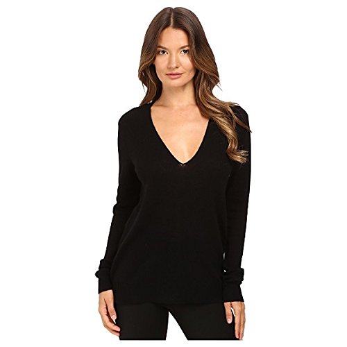 セオリー アウター ニット&セーター Adrianna Feather Cashmere Sweater Black [並行輸入品]