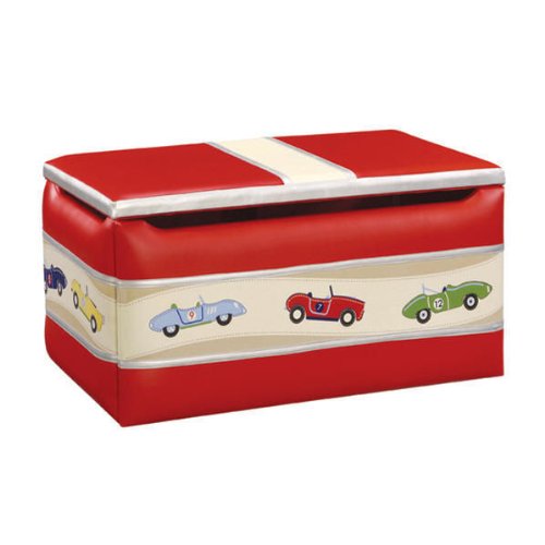 Kids Storage Toy Box Retro Racers Collection in Red Vinyl 41HKwWARTFL Kids Storage Toy Box Retro Racers Collection in Red Vinyl