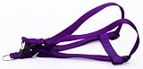 Medium Purple Dog Harness/Nylon Webbing: 3/4 wide, Adjusts 18 - 24.