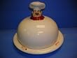 FAT BISTRO CHEF 3-D Ceramic Butter/ w/ Cover * NEW