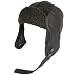 New Faux Leather Fur Trapper Trooper Hat Brown - Medium / Large
