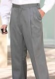 Kings' Court No Hassle Double Pleat Invisible Stretch Dress Pants