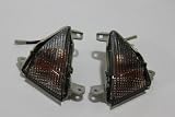 Euro Turn Signals - Kawasaki 650 650R Ninja 06-08, ZX10R 06-08, ZX14 R ZX14R 06-12, ZX6R 636 05-12, Concourse 14 08-12 - Smoke