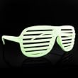 NEON GLOW KANYE STRONGER SHUTTER SHADES HIP HOP SUNGLASSES GLOW IN THE DARK