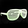 NEON GLOW KANYE STRONGER SHUTTER SHADES HIP HOP SUNGLASSES GLOW IN THE DARK