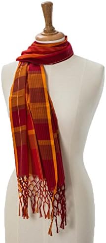 Khaadi Light Weight Plain Hand Woven Scarf RED