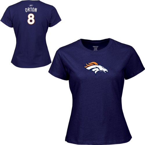 Reebok Denver Broncos Kyle Orton Women's Name & Number T-Shirt Small