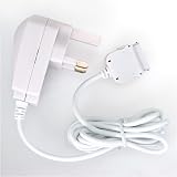Eforcity Premium UK Travel / Home / Wall Charger w/ IC Chip for Apple iPod, White for: All iPod with dock connector; including iPod 3G / 4G / Video / iPod Mini / iPod Nano / iPhone 1st Gen (NOT for iPhone 3G)