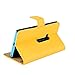 Lumia 920 Case, iCoverCase Genuine Leather Magnetic Flip [Card Slot] Wallet Cover Kickstand Case for Nokia Lumia 920 (Yellow)