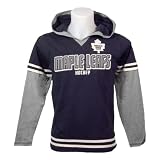 Toronto Maple Leafs Youth Hawk Fooler Hooded Long Sleeve Jersey Tee Size L (14-16)