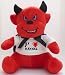 Peluche diable avec J'aime Raynal T-shirt