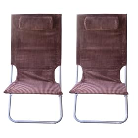 2 New Brown Portable Folding Beach Chair-Free Shipping by The Furniure Cove