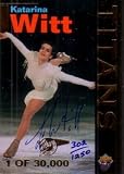 Katarina Witt certified autograph 1995 Signature Rookies figure skating card