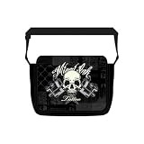 Miami Ink TV Show Messenger Bag - Skull Logo Black Shoulder Back Pack