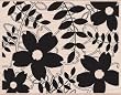 Designblock Flower Outline Leaf Pattern by Hero Arts