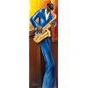 Jazz-Saxophone, Art Slim Poster Print, 12 by 36-Inch