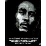 (16x20) Get Up, Stand Up lyrics Music Poster Bob Marley reggae
