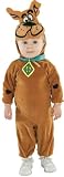 Kids Childrens Costume Scooby-Doo Baby Infant Dog Outfit Brown Jumpsuit Headpiece Collar