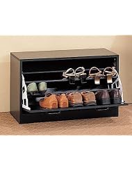 Buy Cappuccino Wood Shoe Rack Closet Storage Organizer [Kitchen] [Kitchen] [Kitchen] by Coaster Home Furnishings