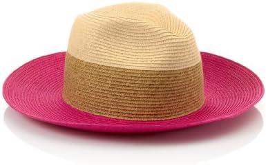 Accessorize Womens Colour Block Braid Fedora Hat