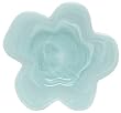 Recycled Art Glass White Amoeba Plate 17.5"D