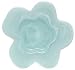 Recycled Art Glass White Amoeba Plate 17.5"D