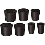 United Scientific RSTPK1 Rubber Stopper, 1 to 6 Sizes Assortment, Assorted